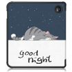 Kobo Libra Colour 2024 TPU Leather Smart Tablet Case - Lazy Cat - 3