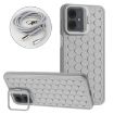 Motorola Moto G14 Honeycomb Radiating Holder TPU Phone Case - Grey - 1