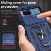 Blue Sliding Camshield Holder Case for Google Pixel 8a - 6