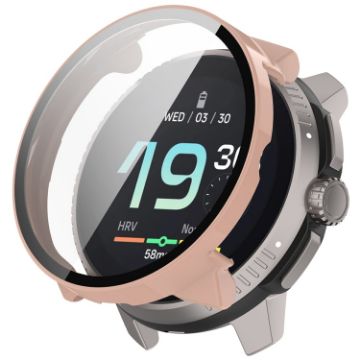 Suunto Race PC Watch Protective Case (Pink) + Tempered Glass Film - 1