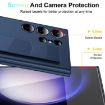 Samsung Galaxy S23 Ultra 5G Silicone Wristband Holder Phone Case Blue - 3