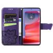 Motorola Moto Edge 50 Ultra Purple Leather Phone Case - 3