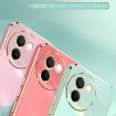 Vivo V30E XINLI 6D Plating Gold Edge TPU Phone Case - White - 3