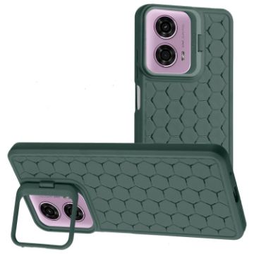 Motorola Moto G24/G04 Green TPU Phone Case - Radiating Lens Holder - 1