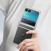 Motorola Razr 50 Electroplated Three-piece Set Phone Case - Black - 5