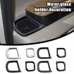 Honda 2023 N-box JF5/JF6 Right-hand Drive Cup Holder Decorative Frame Patch Carbon Fiber - 3