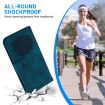 LG K61 Lotus Embossed Leather Phone Case - Dark Blue - 6