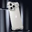 iPhone 13 Aromatherapy Alloy Frameless Phone Case - Silver - 2