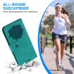Nokia XR21 Lotus Embossed Leather Phone Case - Green - 6