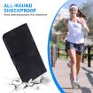 Nokia XR21 Lotus Embossed Leather Phone Case - Black - 6
