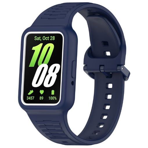 Samsung Galaxy Fit3 Silicone Watch Band - Midnight Blue - 1