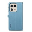 Motorola Edge 50 Ultra ESEBLE Star Series Blue Leather Case - 3