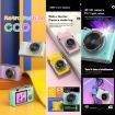 2.4 inch Dual-lens 4K HD CCD Camera Retro Kids Camera (Purple) - 2