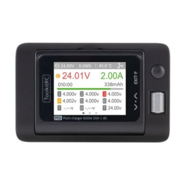 ToolkitRC M9 600W Airplane Li-Po Battery Balance Charger Black - 1
