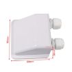 RV Sealed Waterproof Solar Cable Entry Gland Box - White - 4