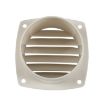 Yacht/RV 93.5mm Louvered Vents with Screws - White - 2