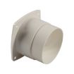 Yacht/RV 93.5mm Louvered Vents with Screws - White - 3