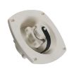 RV Camper Trailer Water Inlet Fill with Screws - White - 4