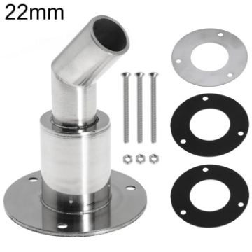 22mm Marine Parking Heater Stainless Steel Vent Elbow - 1