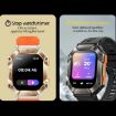 LEMFO KR80 2.0" Sport Smart Watch - White+Orange - 3
