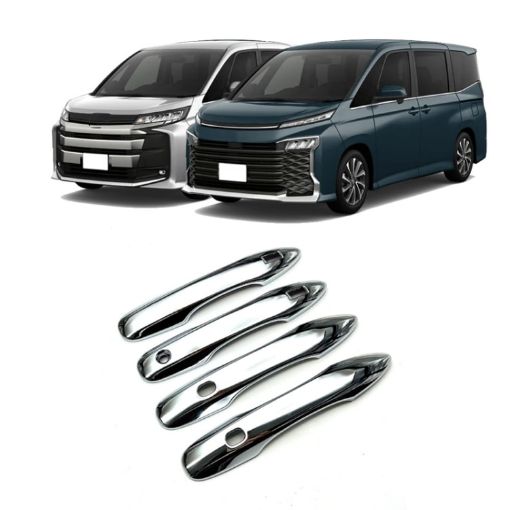 2022 Toyota Noah/Voxy 90 Series RHD Door Handle Cover Patch (Electroplated Mirror) - 1