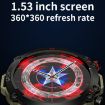 LEMFO TF10 Pro 1.53" Sport Smart Watch - Green - 3