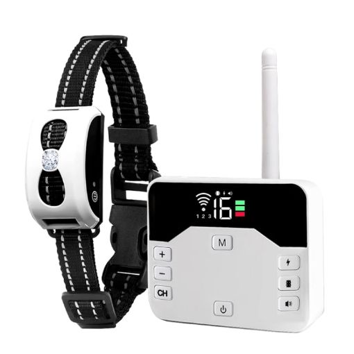 Wireless Pet Electronic Fence Dog Collar Remote Control Trainer - 1
