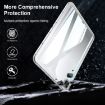 Clear Acrylic Hybrid TPU Tablet Case for iPad Pro 12.9 - Purple - 3