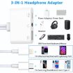 NK-109Pro USB-C/Type-C+8 Pin to USB+3.5mm Audio Adapter - 5