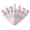 7 In 1 Women Shaver USB Epilator Eyebrow Trimmer - Pink - 1