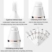 7 In 1 Women Shaver USB Epilator Eyebrow Trimmer - Pink - 5