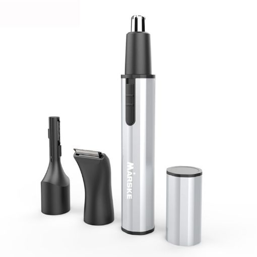 MARSKE MS-7111 Nose Hair Trimmer - Type-C Rechargeable (Silver) - 1