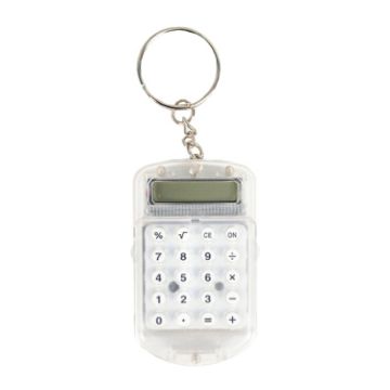 Portable Mini Calculator Student Exam Office Calculator (White) - 1