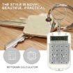 Portable Mini Calculator Student Exam Office Calculator (White) - 4