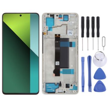 Xiaomi Redmi Note 13 Pro 5G AMOLED LCD Screen Digitizer Assembly (White) - 1