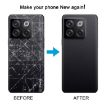 OnePlus 10T Battery Back Cover with Camera Lens Cover - Black - 6