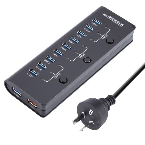 ORICO CRU3-H9C1 10 Port USB3.0 12V 4A HUB Power Adapter - 1