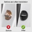 4pcs/Set Tesla Model 3/Y Door Latch Cover - Black - 3