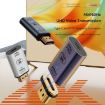 Type-C Female to HDMI 2.0 Male Converter Adapter 4K 60Hz HD Silver - 3