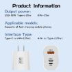 PD30W USB-C/Type-C + 8 Pin + USB Charger with Cable - 5