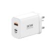 PD30W USB-C/Type-C + 8 Pin + USB-A Charger for iPhone Series - 1
