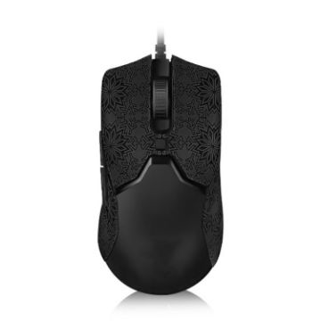 Snowflake Pattern Anti-slip Mouse Stickers for Razer Viper Mini - Black - 1