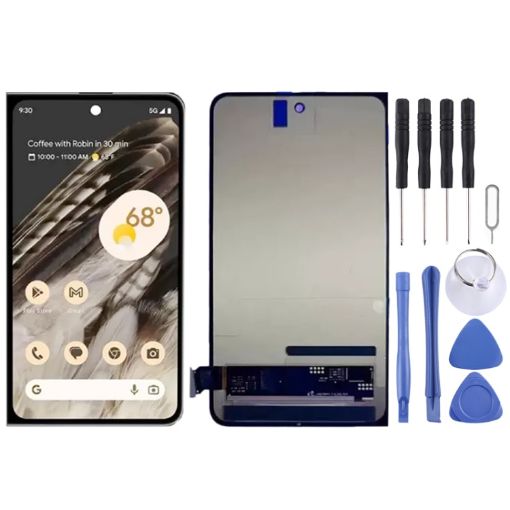 Google Pixel Fold G9FPL LCD Secondary Screen with Digitizer Assembly - 1