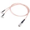Dual TS9 to RG316 Coaxial RF Connector Cable Extension Cable - 2