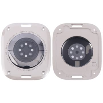 Apple Watch Series Ultra 1/2 49mm Rear Housing Glass Cover - Silver - 1