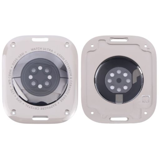 Apple Watch Series Ultra 1/2 49mm Rear Housing Glass Cover - Silver - 1