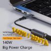140W Computer Charging Adapter - DC 5.5 x 2.1mm to USB-C - 3