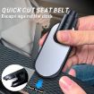 Black Aluminum Alloy Car Safety Hammer - Window Breaker - 3