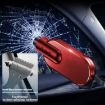 Red Aluminum Alloy Car Safety Hammer Window Breaker - 5