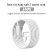 140W UK Plug USB-C PD Power Adapter with 2m Type-C to Magsafe3 Cable - 2